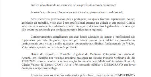 NOTA DE DESAGRAVO 001 BRUNO DE CASSIO